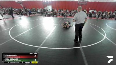 92 lbs Quarterfinal - Cora Stewart, Askren Wrestling Academy vs Teagan Turk, X-Factor Elite Wrestling