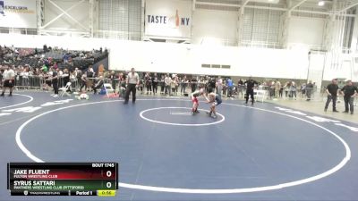 70 lbs Cons. Round 4 - Syrus Sattari, Panthers Wrestling Club (Pittsford) vs Jake Fluent, Fulton Wrestling Club