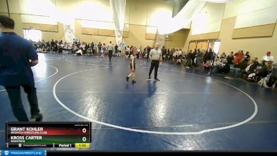 63 lbs Cons. Round 2 - Kross Carter, Shootbox vs Grant Kohler, Wasatch Wrestling Club