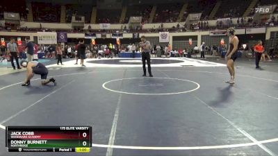 175 Elite Varsity Cons. Round 4 - Donny Burnett, Northridge vs Jack Cobb, Woodward Academy