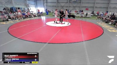 145 lbs Quarters & 1st Wb (16 Team) - Riley Barrett, Team Oregon vs Tigran Greyan, California