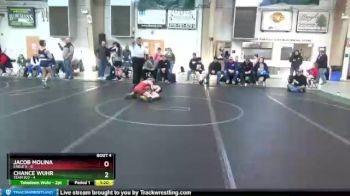 76 lbs Round 2 (4 Team) - Chance Wuhr, Team 922 vs Jacob Molina, Eagle X
