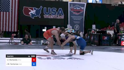 57 kg Quarters - Zane Richards, Illinois RTC / TMWC vs Michael Tortorice, Knights RTC