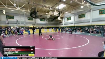 55 lbs 2nd Place Match - Maddox Bainter, Pinned Suddenly vs Cohen Utesch, Siouxland Wrestling Academy