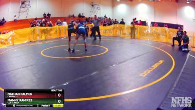 106 lbs Cons. Round 1 - Nathan Palmer, Camarillo vs Manny Ramirez, Costa Mesa