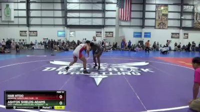 157 lbs Quarterfinals (8 Team) - Ashton Shields-Adams, EAST CAROLINA WRESTLING ACADEMY vs Har Htoo, IRONTIDE WRESTLING CLUB