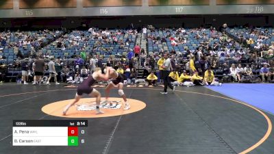 133 lbs Rr Rnd 1 - Alex Pena, Wayland Baptist University vs Braden Carson, Eastern Oregon University