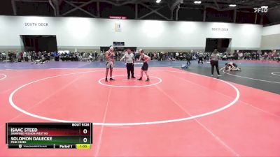 157C Champ. Round 1 - Isaac Steed, Shawnee Mission West HS vs Solomon Dalecke, Pine Creek