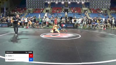 152 lbs Rnd Of 32 - Caleb Cady, Wisconsin vs Ty Koedam, Iowa