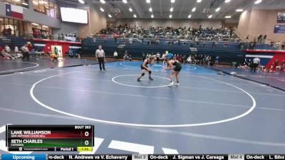 138 lbs Round 3 - Seth Charles, Catoosa vs Lane Williamson, San Antonio Churchill