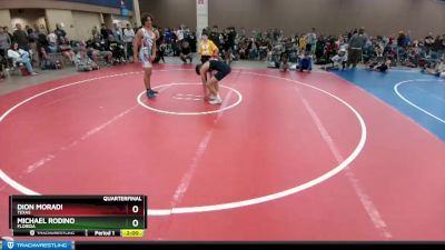 145-150 lbs Quarterfinal - Michael Rodino, Florida vs Dion Moradi, Texas