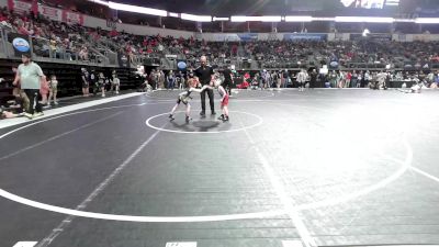 45.7 lbs Quarterfinal - Taelyn Ford, East Kansas Eagles vs Emalyn Smith, Mountain Home Flyers