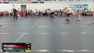 110 lbs Round 1 (4 Team) - Colt Daigle, Grapple Academy vs John Cheney IV, Tallahassee War Noles