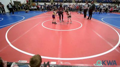 49 lbs Round Of 16 - Iver Garcia, Wagoner Takedown Club vs Klasen Couch, Vian Wrestling Club