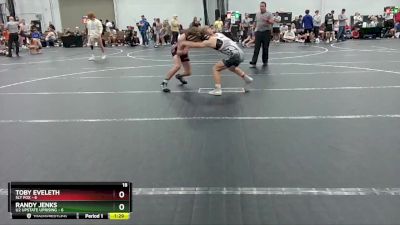 120 lbs Round 4 (8 Team) - Toby Eveleth, Sly Fox vs Randy Jenks, U2 Upstate Uprising