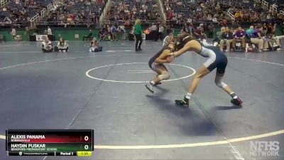 1A 113 lbs Semifinal - Haydin Puskar, Bradford Preparatory School vs Alexis Panama, Robbinsville