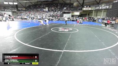 2A 190 lbs 5th Place Match - Tyson Moran, White River vs Josh Moreau, West Valley (Spokane)