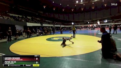 44 lbs Quarterfinal - Peter Silva, Virginia Beach vs Jayden Seward, Smithfield Youth Wrestling