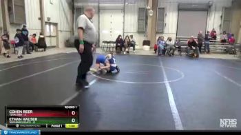72 lbs Round 1 (4 Team) - Cohen Reer, Team Ohio vs Ethan Hauser, Warhawks Black