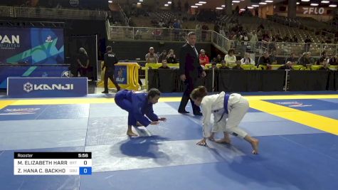 MEREDITH ELIZABETH HARRIS vs ZOE HANA C. BACKHOUS 2024 Pan Jiu Jitsu IBJJF Championship