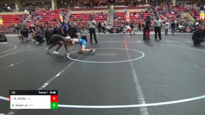 110 lbs Cons. Semi - Ryan Arkle, MWC Wrestling Academy vs Kameron Green Jr., The Best Wrestler