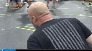 78 lbs Round 1 (6 Team) - Griffin Heeney, American Gladiators-Red vs Jaxon Johnson, Steel Valley