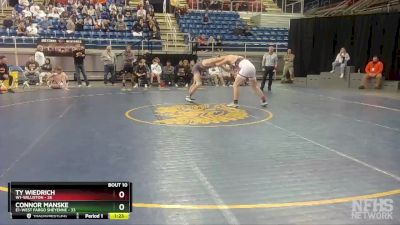 182 lbs Placement Matches (8 Team) - Connor Manske, E1-West Fargo Sheyenne vs Ty Wiedrich, W1-Williston