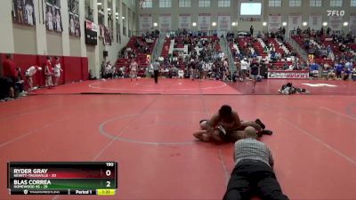 190 lbs Semis & Wb (16 Team) - Ryder Gray, Hewitt-Trussville vs Blas Correa, Homewood Hs