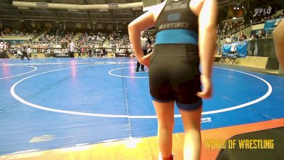 100 lbs Quarterfinal - Maggie Martinez, Team Tulsa Wrestling Club vs Melissa Gallo, Gladiator Wrestling Academy