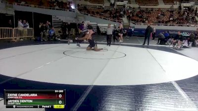 D1-285 lbs Quarterfinal - Jayden Denton, Desert Vista vs Zayne Candelaria, Sunnyside H.S.