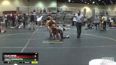 138 lbs Round 5 (6 Team) - Pierce Pennington, Mi Pitbulls vs Tylin Thrine, Beast Mode WA Pink