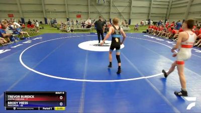 126 lbs Round 1 (16 Team) - Trevor Burdick, South Carolina vs Brody Miess, Wisconsin