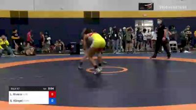 57 kg Quarterfinal - Leidaly Rivera, Florida vs Samantha Klingel, Army (WCAP)