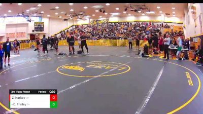 170 lbs 3rd Place Match - Danny Frailey, Trabuco Hills vs Zach Harkey, Dana Hills