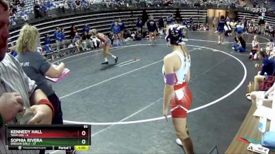 95 lbs Round 4 (6 Team) - Sophia Rivera, Oregon Girls vs Kennedy Hall, Team USA