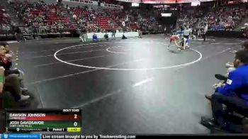 D3-120 lbs Quarterfinal - Dawson Johnson, Cumberland vs Josh Davidsavor, Saint Croix Falls