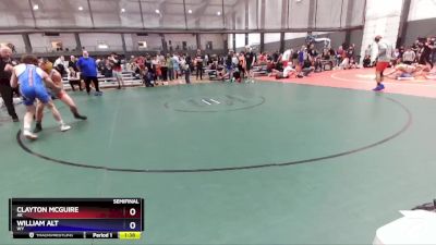 150 lbs Semifinal - Clayton McGuire, AK vs William Alt, WY