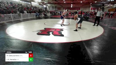 220 lbs Consi Of 16 #2 - Patrick DesLauriers, Ashland vs Angel Heredia, Saint John's Prep