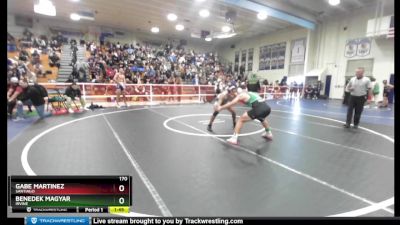 170 lbs Champ. Round 1 - Benedek Magyar, Irvine vs Gabe Martinez, Santiago