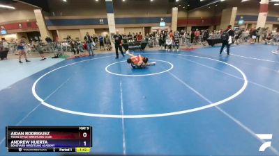 120 lbs Semifinal - Aidan Rodriguez, Texas Style Wrestling Club vs Andrew Huerta, Boneyard Wrestling Academy