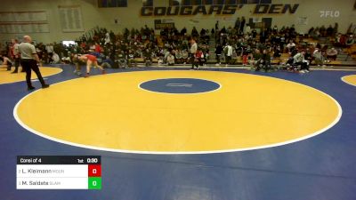 135 lbs Consi Of 4 - Layne Kleimann, Mountain Ridge (UT) vs Manuel Saldate, SLAM Academy (NV)