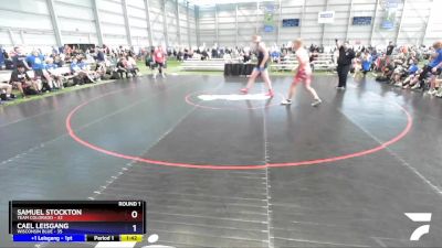 220 lbs Round 1 (8 Team) - Samuel Stockton, Team Colorado vs Cael Leisgang, Wisconsin Blue