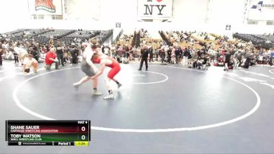 155 lbs Cons. Round 2 - Shane Sauer, Carthage Wrestling Association vs Toby Watson, WRCL Wrestling Club