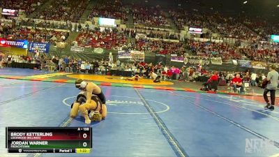 A - 138 lbs Quarterfinal - Jordan Warner, Frenchtown vs Brody Ketterling, Lockwood (Billings)