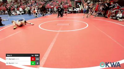 76 lbs Rr Rnd 3 - Parker Hansen, Untouchables 14U vs Blaze Burch, Team Tulsa Wrestling Club