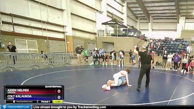 106 lbs Quarterfinal - Aiden Nelmes, Oregon vs Colt Kalaukoa, Hawaii