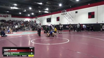 113 lbs Quarterfinal - Adrian Jimenez, Marina vs Angelo Gonzalez, Corona Del Mar