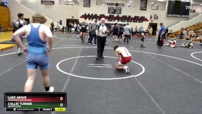 150 lbs Round 3 - Collin Turner, Unaffiliated vs Luke Arave, Creekview Highschool