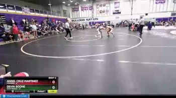 132 lbs Round 1 (4 Team) - Devin Boone, Southridge vs Angel Cruz Martinez, Prosser
