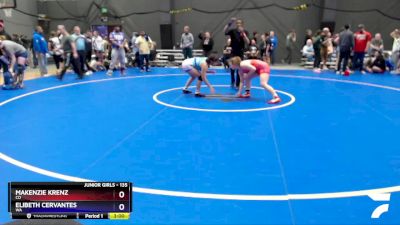 135 lbs Semifinal - Makenzie Krenz, CO vs EliBeth Cervantes, WA